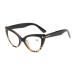 XINGNIAN Fashion Thick Oversized Cat Eye Reading Glasses for Women Classic Blue Light Blocking Readers Tortoise 1.5 x