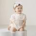 Shop Pink Baby Girl Nylon Bowknot Hair Bands - Soft Elastic Headgear (3 Pack) for Toddlers | International Shipping - Buy Online on GoSupps.com