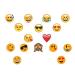 16 Assorted Emoticon Emoji Temporary Tattoos - Fun Gift for Parties and Goody Bags - Buy Online on GoSupps.com