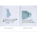 Broom and Dustpan Set Rubber Sweeping Dust Clean Folding for Floor Home Brush Products Household Sweeper Plastic (White Style 1set) Decoration Roze 1set - Buy Online on GoSupps.com