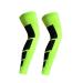 Dexlary Full Leg Sleeves Long Compression Knee Sleeves Protect Leg for Men Women Basketball, Arthritis Cycling Sport Football Green Large