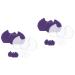 Mobestech 8 Pairs Half Size Pad Foot Pads Forefoot Pad Forefoot Heel Cushion Inserts Anti Slip Shoe Insoles Anti-Slip Insole Pad Girls High Heels Miss Women's Shoes Gel Non-Slip