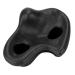 Dilwe Rock Climbing Holds, 10 Pcs Safety Comfortable Climbing Stones Kit with Hardware Fittings for Children Playground Black