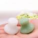 Uonlytech 2pcs Mushroom Head Massage Stone & Jade Face Roller - Rose Quartz Guasha Tools for Spa & Reflexology - Buy Online on GoSupps.com
