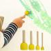 60pcs Assorted Round Paint Foam Sponge Brush Set Painting Tools  Brush Set - Great for Kids Arts and Crafts  Stencils  Painting - Buy Online on GoSupps.com