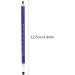 Eyebrow Pencil with Eyebrow Brush Black Brown Gray Double-ended Waterproof Eyebrow Pen Automatic Makeup Tool 19cm (Black) - Buy Online on GoSupps.com
