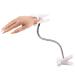 KnowU Practice Hand Holder Long Flexible Arm Clip Hand and Finger Stand for Nail Practice Table