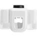 Zerodeko Toothpaste Holder & Toothbrush Organizer - 4 Slot Wall-Mounted Dispenser | Reusable Toothpaste Rack | TPE Material | White | 12.5x9x5.5cm - Buy Online on GoSupps.com