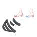 FOMIYES 1 Pair Big Shoe Filler Shoe Plug Sponge Shoe Filler Shoe Inserts Black size1