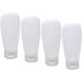Lurrose 4PCs 60ml Travel Bottles - Refillable Silicone Containers for Shampoo Conditioner Lotion & Body Wash - Safe and Convenient Travel Accessories - Buy Online on GoSupps.com