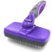 HERTZKO Self-Cleaning Slicker Brush for Dogs and Cats Pet Grooming Dematting Brush Easily Removes Mats Tangles and Loose Fur from The Pet’s Coat (Original)