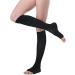 PEDIMEND Knee High Compression Stockings (1PAIR) | Thigh High Compression Stockings (1PAIR) | Reduce Varicose Veins | Effective Relief From Tightness & Muscle Soreness | For Men & Women 2 Count (Pack of 1) Black - Buy Online on GoSupps.com