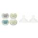 Philips Avent Ultra Air Schnuller-4-pack with light breathable shining Philips Baby Schnullern & Avent Natural Suction (model SCF044/27)