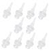 PLAFOPE 10pcs Disposable Ear Washer Tips for Ear Cleaning Irrigation Flexible Nozzles Suitable for Adults Secure Fit for Earwax Removal and Hygiene Maintenance
