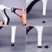Durable Heel Tips Replacement Set - 6 Pairs High Heel Caps Protectors - U-shape Black - Thick Pins 3mm 10mm - Shoe Repair Kit - Buy Online on GoSupps.com