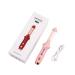 Cordless Curling Iron Portable and Travel Curling Iron USB Rechargeable Hair Straightener and Curler 2 in 1 Mini Flat Iron with 3 Temp Setting Hair Curlers for Short Hair (Pink) Small
