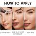 Buy Eyebrow Stamp & Stencil Kit - Smudge-Proof Waterproof 24 Reusable Stencils for Natural Brows - Ideal for Beginners (Medium Brown - Buy Online on GoSupps.com