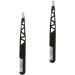 Healeeved Eyebrow Tweezers Set - 6 Dual Use Makeup Tools & Accessories for Perfect Brows | 3 Black Tweezers 10x1cm - Buy Online on GoSupps.com
