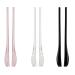 HOODG 3 Pairs Silicone Eyeglass End Tips Ear Socks Tube Sleeves Glasses Replacement Pin for Eyeglasses (Black Legs) +