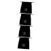 NOLITOY 4pcs Flannel Hair Dryer Bag Hair Dryer Travel Bag Hair Dryer Storage Bag for Hair Dryer Hair Dryer Bag for Travel Curling Iron Travel Bag Travel Drawstring Bag Makeup Brush Bag 26.00X23.00X0.50CMx4pcs Blackx4pcs