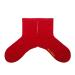 Chinese New Year Red Socks Men's Women's Cotton Socks Sports Socks with Red Envelope Gift Box Good Luck Socks 3 Pairs (Color : Red Size : 37-44) 37-44 Red