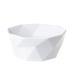 FURLOU Bowl White Rhombus Ceramic Bowl Fruit Salad Bowl Home Dessert Pastry Plate Cooking Dishes Tableware Kitchen Utensils Porcelain Bowls