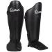 Onomaste |Schiensbeinschoner made of leather for boxes padded Shinguard leather martial arts karate training MMA kickboxing muay thai Krav Maga Fuß Large / X-Large
