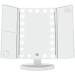 Impressions Vanity Hello Kitty Trifold LED Desk Mirror with Lights - Touch Sensor, Dimmer, Adjustable 2X and 3X Magnifying Mirrors (White) - Buy Online on GoSupps.com