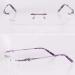 Vekker Eyewear Leg Metal Replacement Parts for Borderless Glasses | Purple Nose Bridge & Bracket Accessories - Buy Online on GoSupps.com