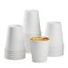 GOURMEX 1000 Disposable Coffee Cups | White Paper Cups Disposable Hot Cups | Ideal for Home Work and to-Go | Fits with Coffee Cups Disposable Lids (4oz) 4 Ounce