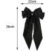 TRKETK 2 PCS Bow Hair Clips Hair Accessories for Girls Solid Color Bowknot Hairpin French Barrette with Long Ribbon Hair Fastener Accessories Soft Satin Silky Hair Bows for Women Girls(Black+White) - Buy Online on GoSupps.com