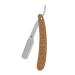 Angoily manual razor tool wooden accessory beard holder man red sandalwood khaki 14.8X2.7X0.9CM