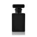 Enslz 30ML Portable Transparent Glass Perfume Empty Bottle Refillable Atomizer With Aluminum Cosmetic Case For Travel (black)