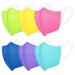 Comix Disposable Face-Masks for Women/Teenagers Teen Girls-Face Mask with Assorted 6 Colors-Pink, Aqua, Green, Yellow, Purple and Royal Blue, Pack of 60
