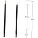Gogogmee Makeup Lip Gloss 100pcs Eyeshadow Liner Brush White Outfit Disposable Eyeliner Applicator Eye Shadow Brush Soft Head 15cmX10cm Orange - Buy Online on GoSupps.com