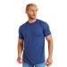 Merino.tech Merino Wool T-Shirt Mens - 100% Organic Merino Wool Undershirt Lightweight Base Layer Windsor Blue Large