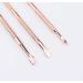 Rose Gold Metal Cuticle Pusher Set | Triangle Cuticle Peeler & Scraper | Double Ended Pusher | Manicure Tools for Fingernails & Toenails - Buy Online on GoSupps.com