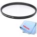 Tronixpro 95mm Pro Series High Resolution Digital Ultraviolet UV Protection Filter for Sigma 150-600mm 50-500mm, Tamron SP 150-600mm f/5-6.3 Di VC USD Lens + Microfiber Cloth 95mm UV Filter