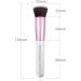 Oscar Charles Foundation Brush C129 Flat Top foundation brush for liquid Makeup Brush Pink/White - Buy Online on GoSupps.com
