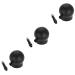 Healeved 3 Pcs Hairdressing Sprayer Hair Spray Bottle Hair Building Sprayer Airbrush Fibers Nozzle Black