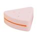 Ipetboom Triangle Beauty Powder Puff Storage Tool Make up Pink Silica Storage Rack Travel Triangles Pink 7.1x6.7cm