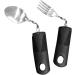 Divono Flexible Spoon & Fork Set - Ideal Aids for Parkinson's Arthritis Elderly & Disabled - Enhance Independence in Self-Nutrition - Buy Online on GoSupps.com