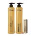 Buy Tahe Keratin Gold Shampoo Mask & Serum Set - 800ml + 30ml | International Shipping Available - Buy Online on GoSupps.com