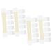 Baluue 4pcs Neck Lift Stickers - Neck Sticker Neck Lift Patches Loose Skin Sticker Rubber