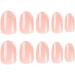 SINLOV French Gradient Fake Nails Almond Glitter False Nails Glossy Press on Nails Ballerina Acrylic Full Cover Fake Nails for Women and Girls - Buy Online on GoSupps.com