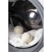 Eco-Friendly Reusable Handmade Wool Dryer Balls - Natural Fabric Softener Set of 3 - Buy Online on GoSupps.com