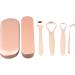 Jojomi Ergonomic Tongue Cleaner & Brush Set - Surgical Quality Oral Care for Fresh Breath & Tongue Coating - Buy Online on GoSupps.com