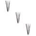 IWOWHERO 3pcs 2 1 Eye Brow Brush Brow Spoolie Brush Eyebrow Filler Waterproof Brow Pencil Eyebrow Brush Stand