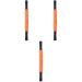 Healeved 3 STK Massage roller Rod Massage tab Muscle Roll Triggerpunkt Rollerstick Roller stick for muscle massage trigger point foam roller Roll Core massage roller plastic fitness scratches yoga orangeex3stk 43x3.5cmx3pcs