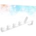 Healeved 6 pcs Holders Coat Hat Portable Plastic Multifunctional The Over Rack Hanging Door Towel Hanger 2pcsx3pcs Whitex3pcs - Buy Online on GoSupps.com